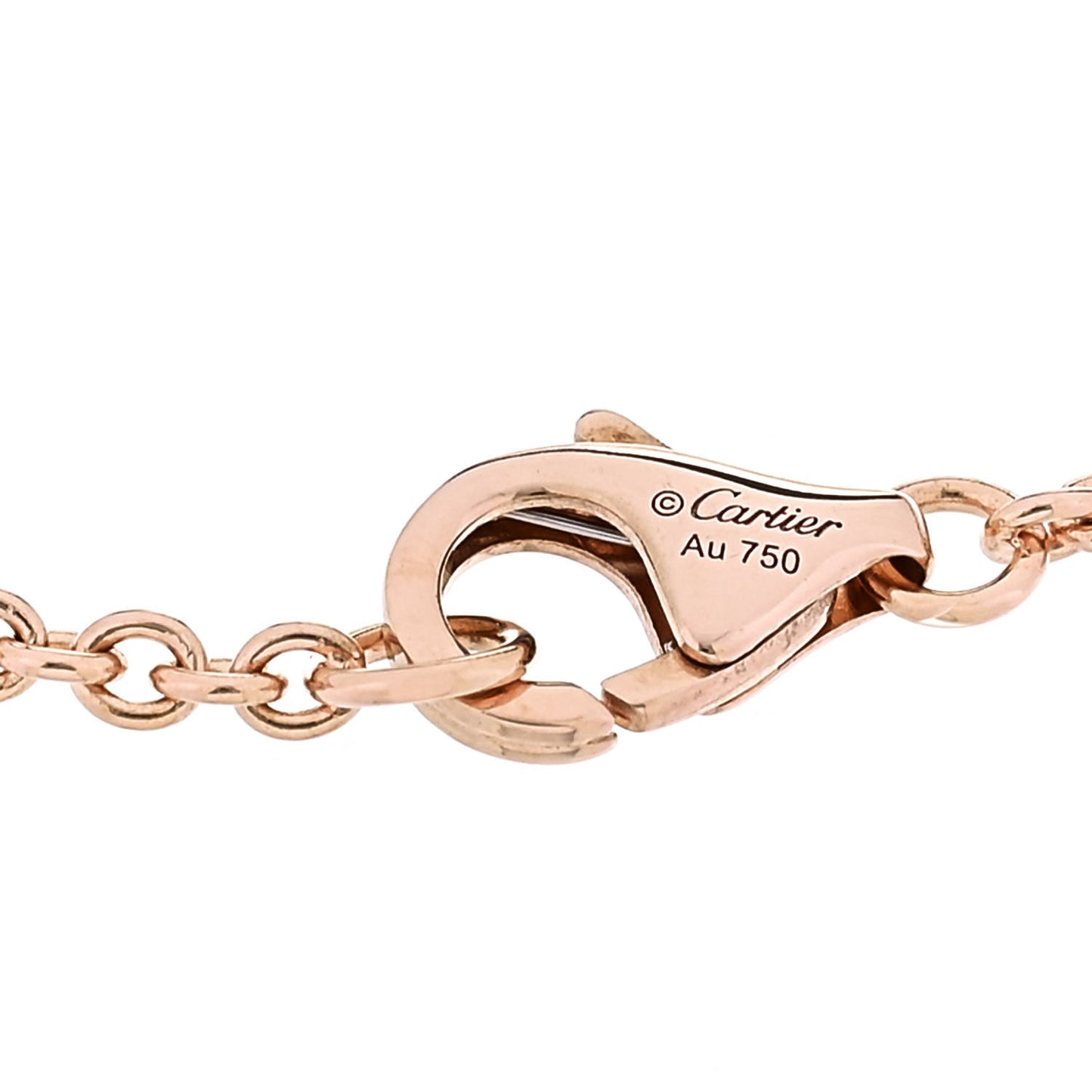 18K Pink Gold Interlocking LOVE Bracelet