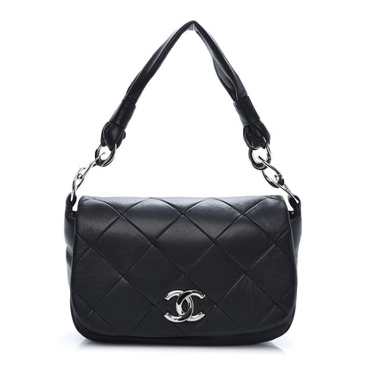 Chanel Lambskin Quilted Flap Bag Black 1 of 10