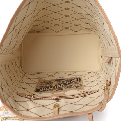 Louis Vuitton Damier Azur Summer Trunks Neo Neverfull MM 6 of 13