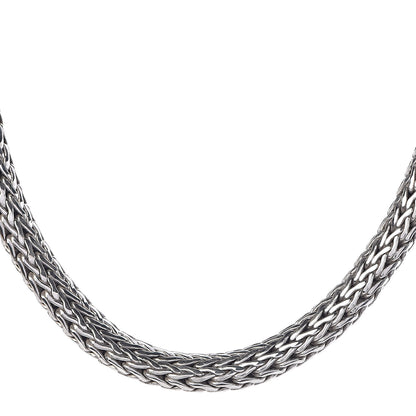 John Hardy Sterling Silver 18K Yellow Gold 11mm Classic Chain Necklace 3 of 5