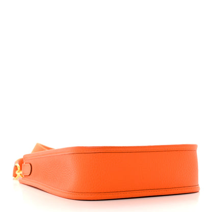 Hermes Taurillon Clemence Evelyne TPM Orange 4 of 12