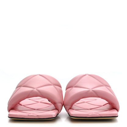 Bottega Veneta Nappa Quilted Rubber Lido Flat Sandals 38 Blossom 3 of 10