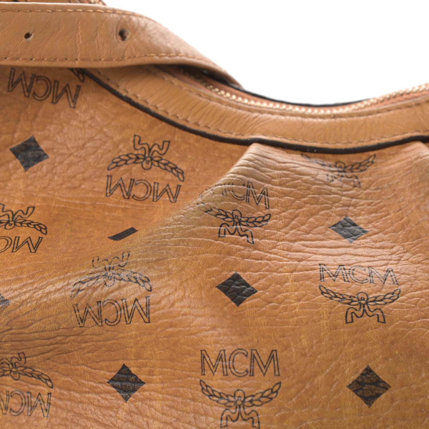 MCM Visetos Hobo Cognac 20 of 21