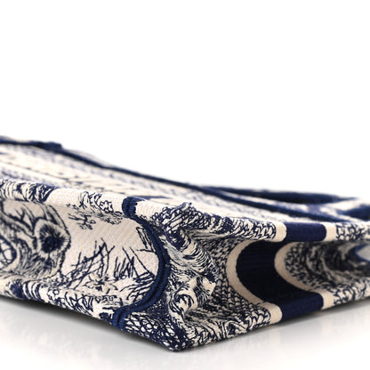 Christian Dior Canvas Embroidered Mini Toile De Jouy Book Tote Blue 9 of 9