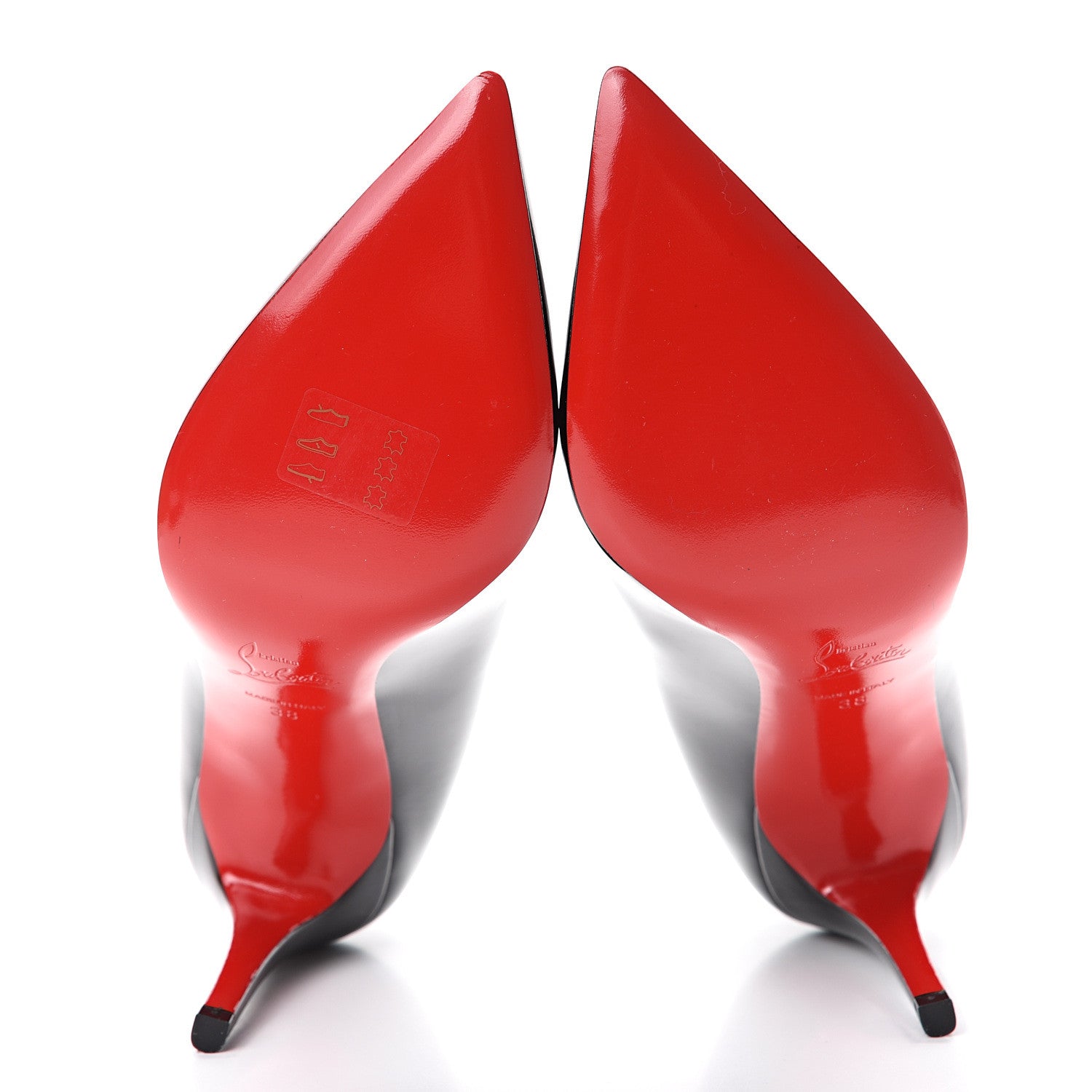Christian Louboutin Patent Pigalle 85 Pumps 38 Black 5 of 10