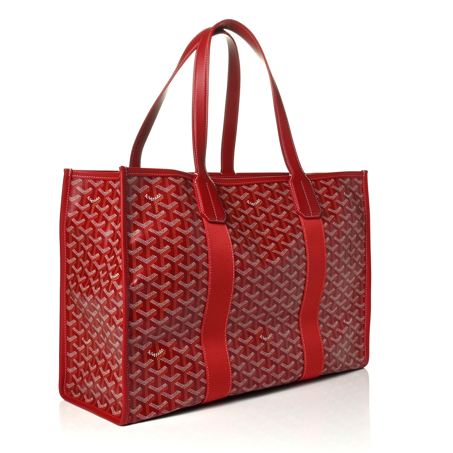 Goyard Goyardine Villette Tote Red 2 of 5