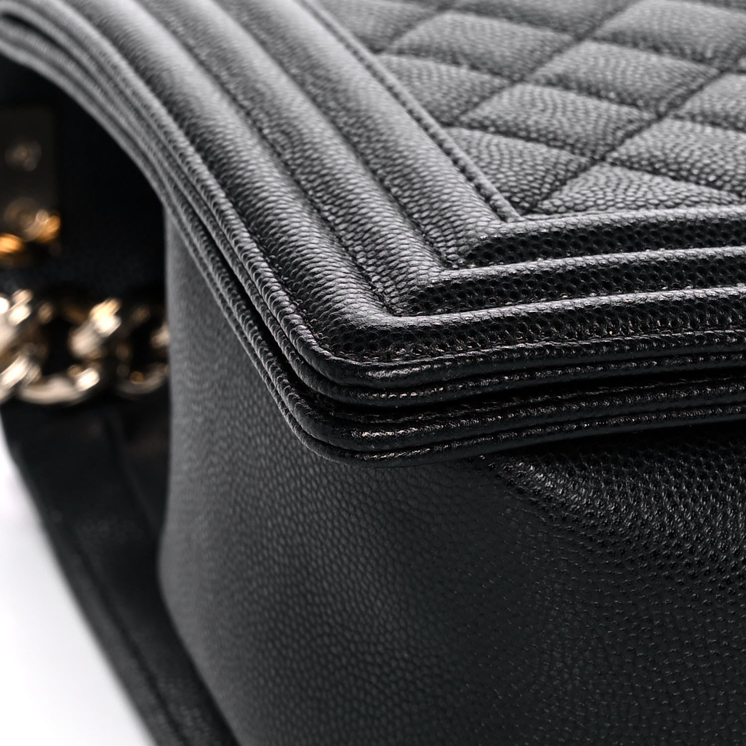 Chanel Caviar Quilted New Medium Boy Flap Black 10 of 15
