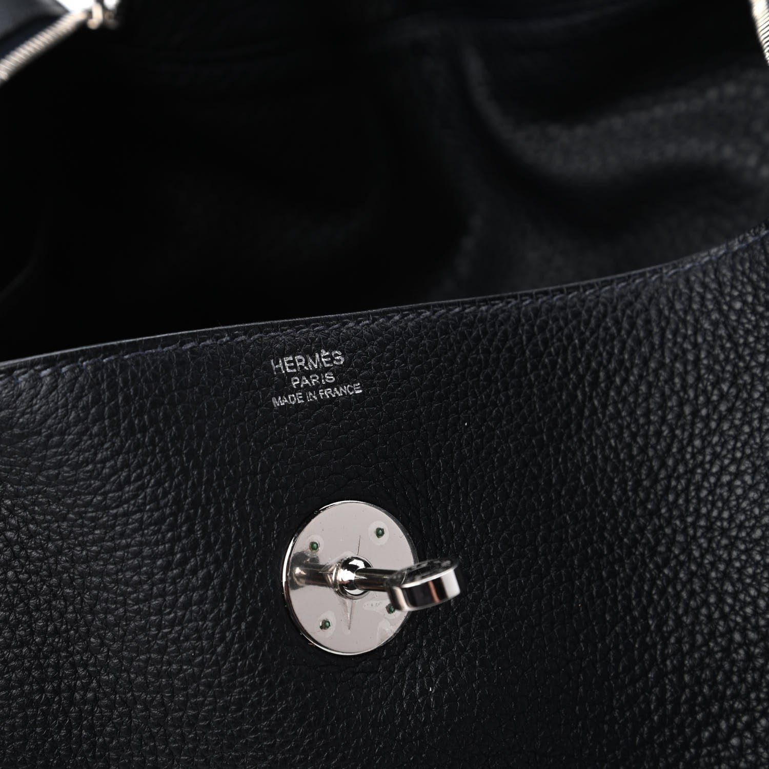 Hermes Taurillon Clemence Lindy 34 Indigo 8 of 9