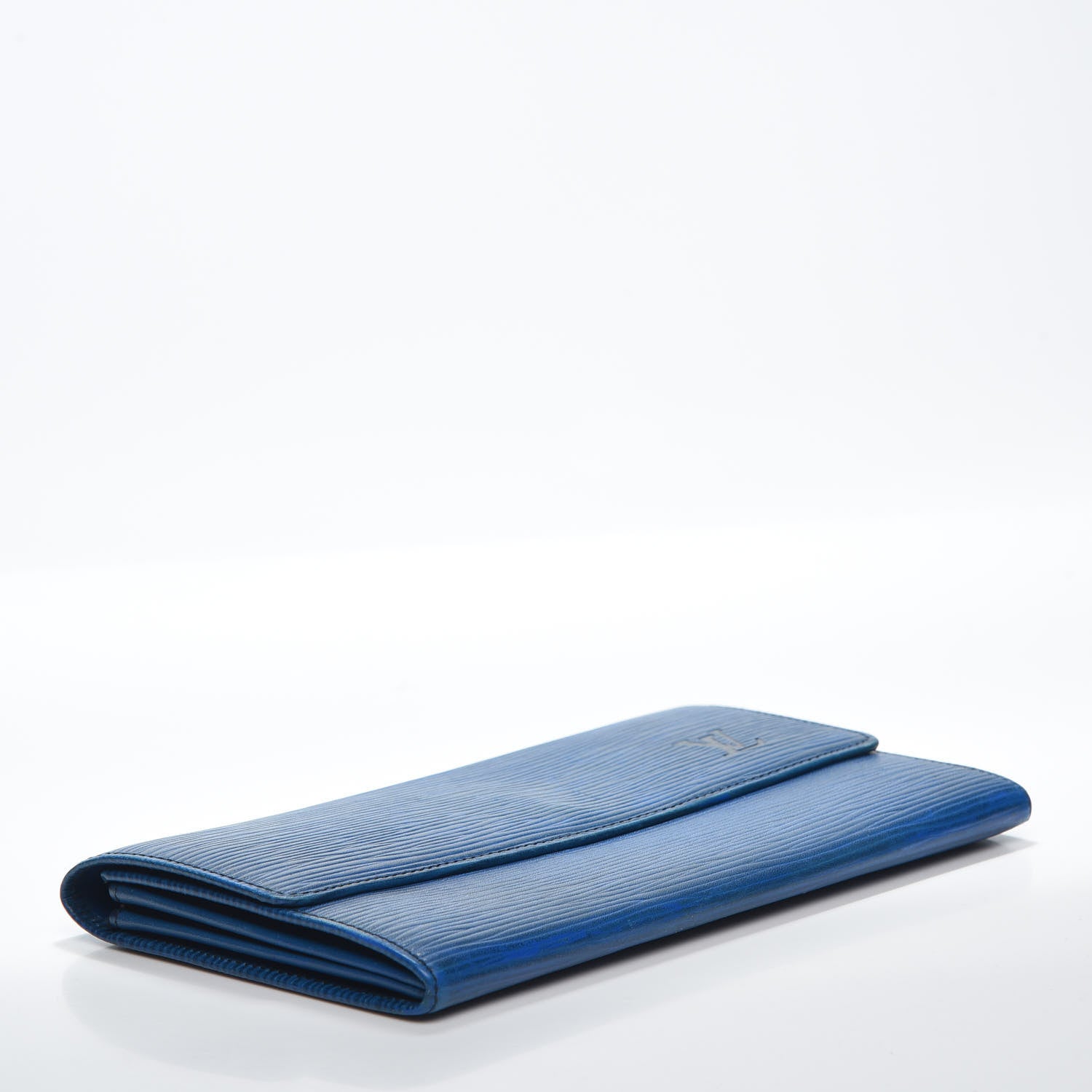 Louis Vuitton Epi Sarah Wallet Cyan 3 of 6