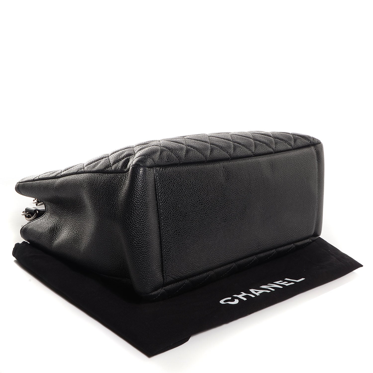 Chanel Caviar Grand Shopping Tote GST Black 4 of 7