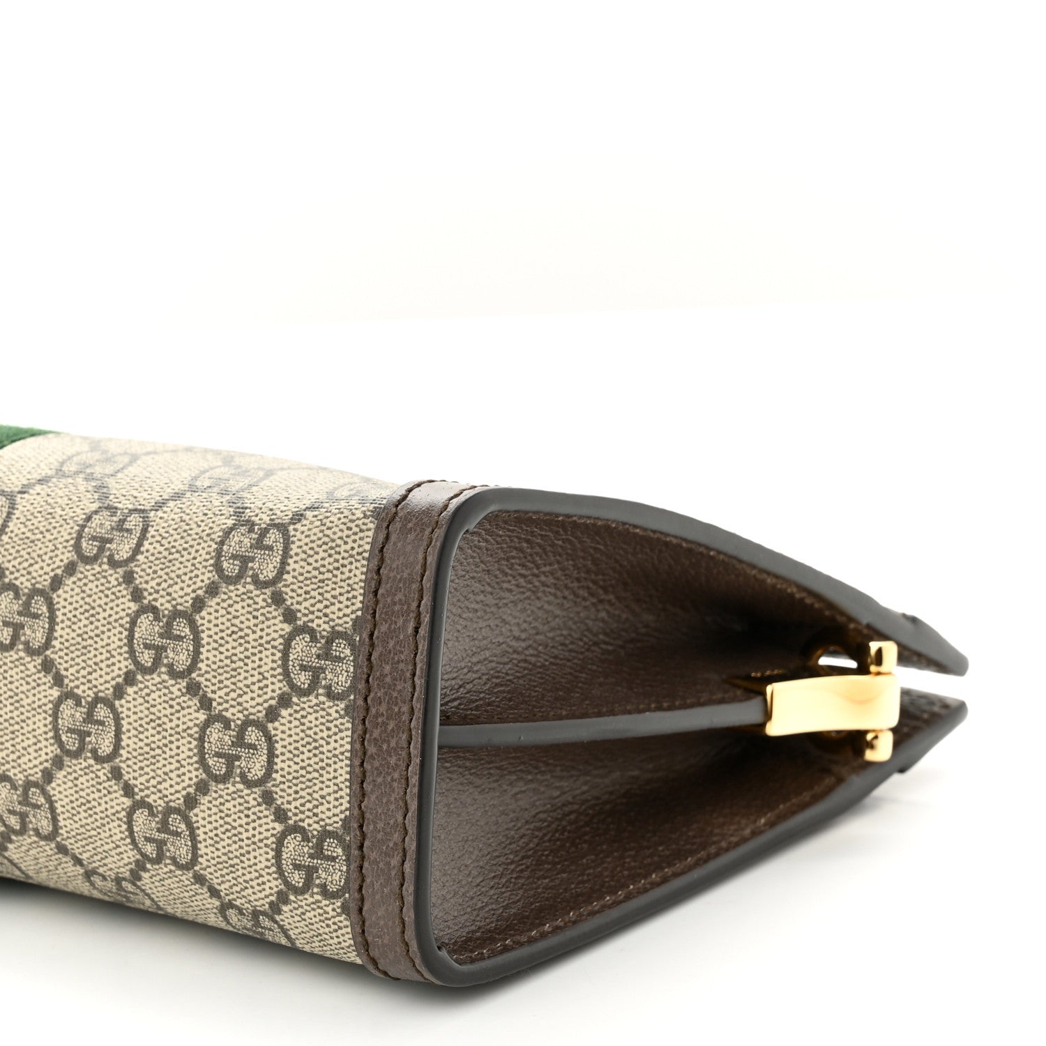 Gucci GG Supreme Monogram Web Small Ophidia Chain Shoulder Bag Brown 10 of 10