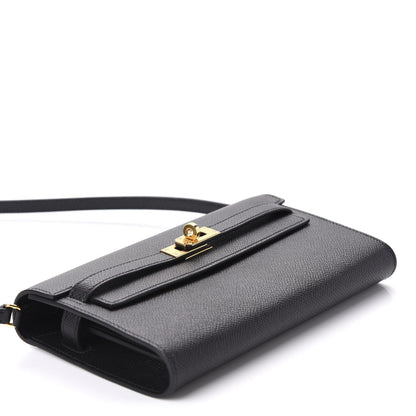Hermes Epsom Kelly Wallet To Go Black 4 of 10