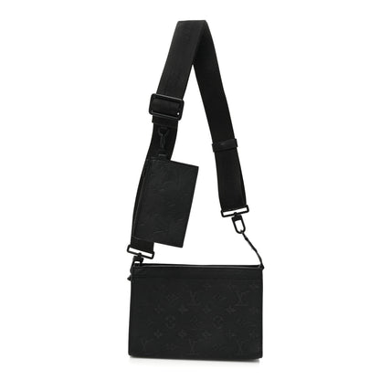 Louis Vuitton Calfskin Monogram Shadow Gaston Wearable Wallet 1 of 15
