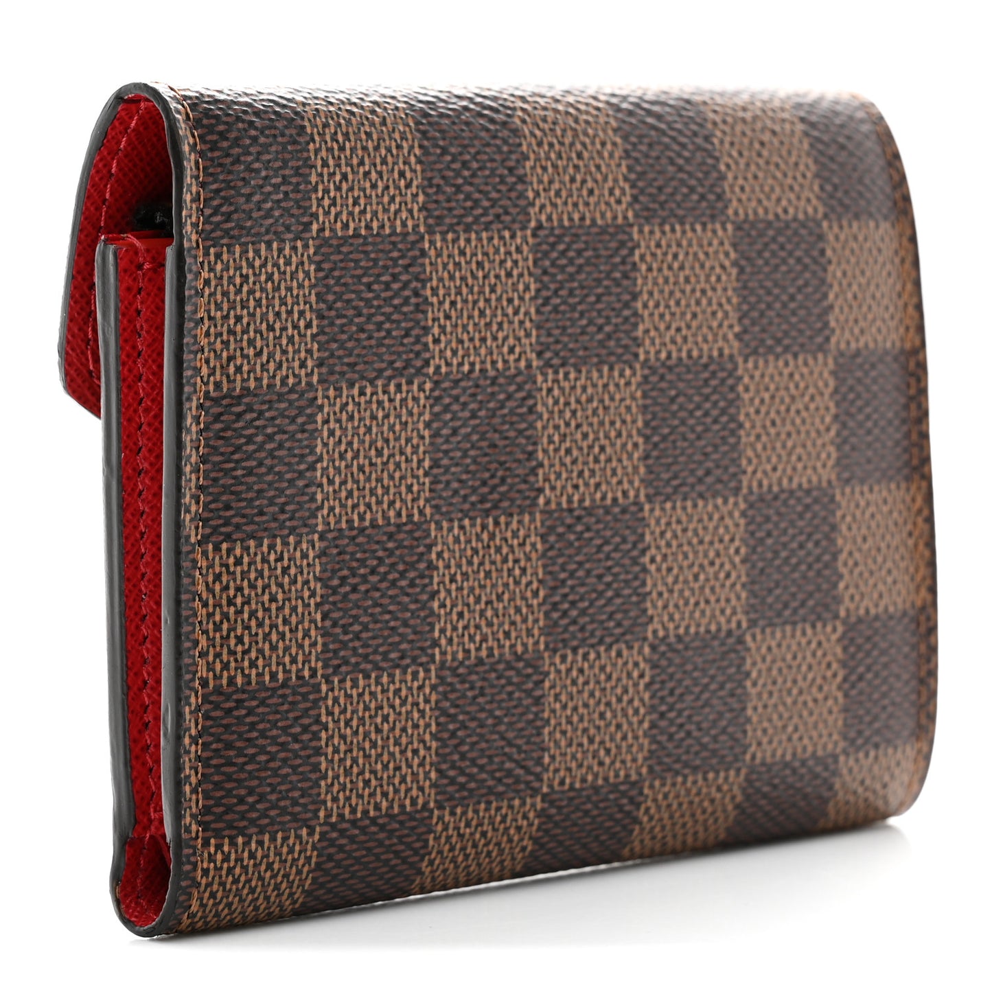 Damier Ebene Victorine Wallet Red