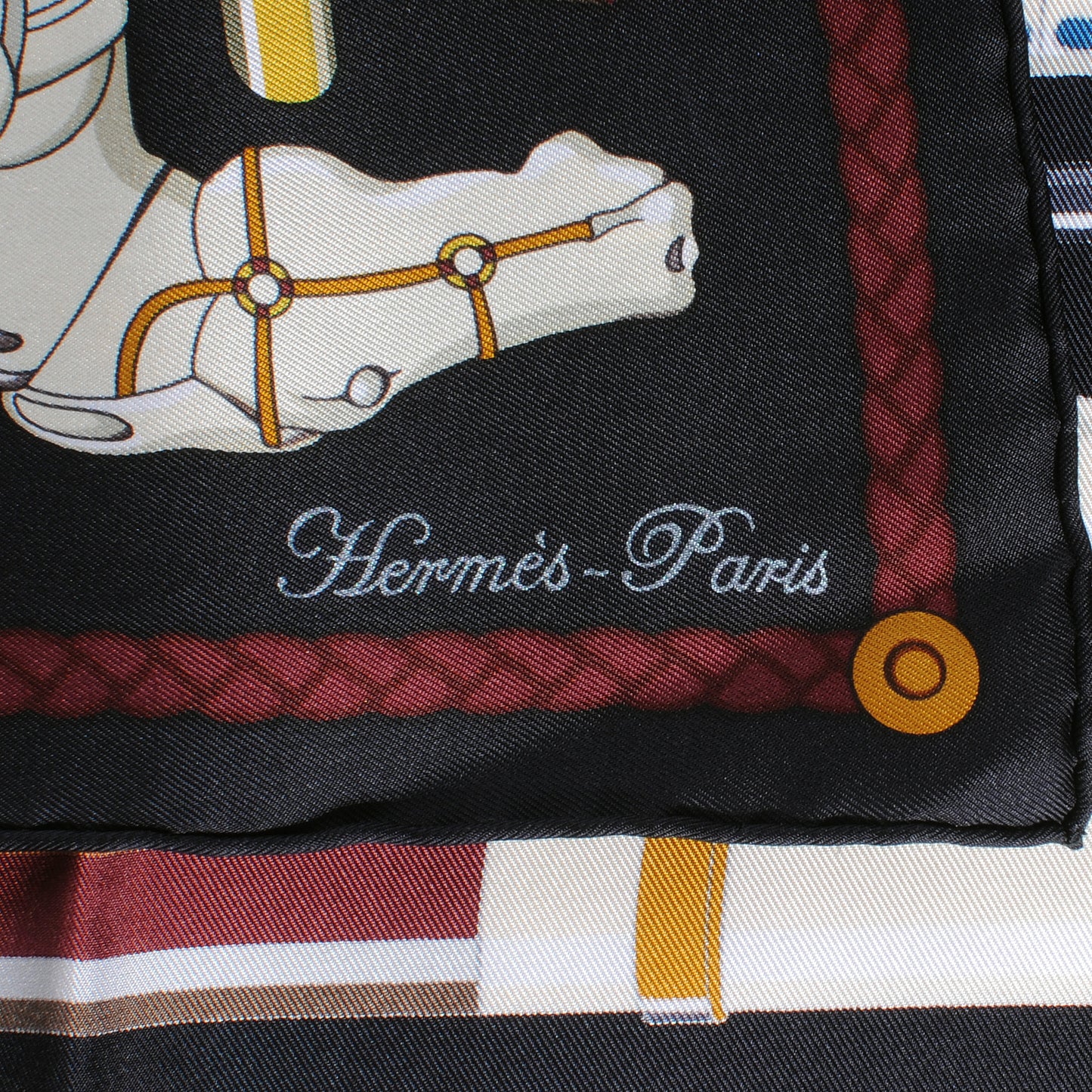 Silk Les Cannes Scarf 90