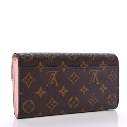 Louis Vuitton Monogram Sarah Wallet NM Rose Ballerine 3 of 7
