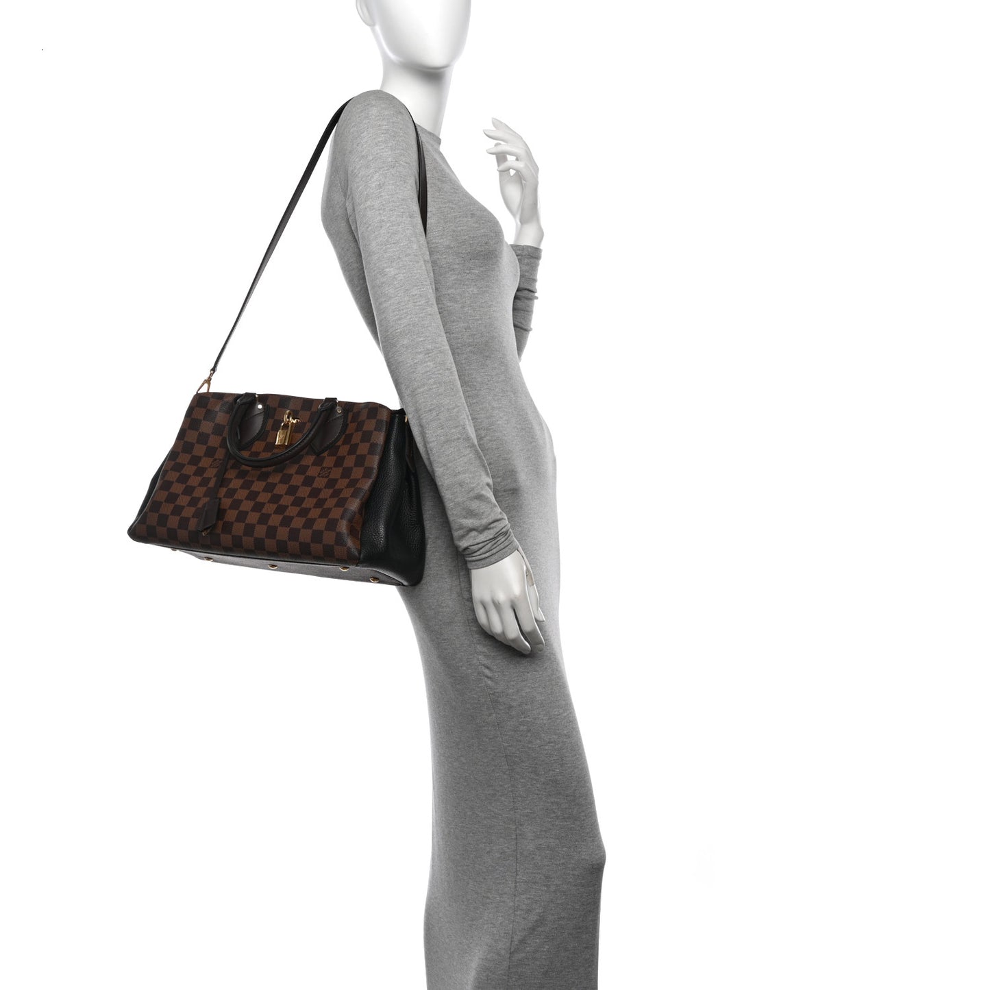 Cuir Taurillon Damier Ebene Normandy Black