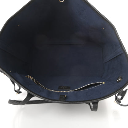 Louis Vuitton Empreinte Monogram Giant Neverfull MM Black 5 of 10