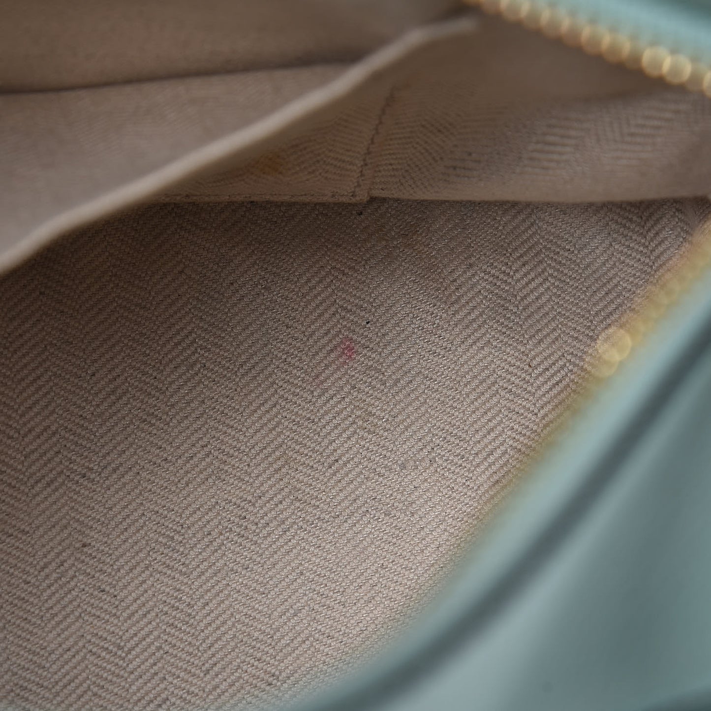 Calfskin Puzzle Bag Sea Water Green
