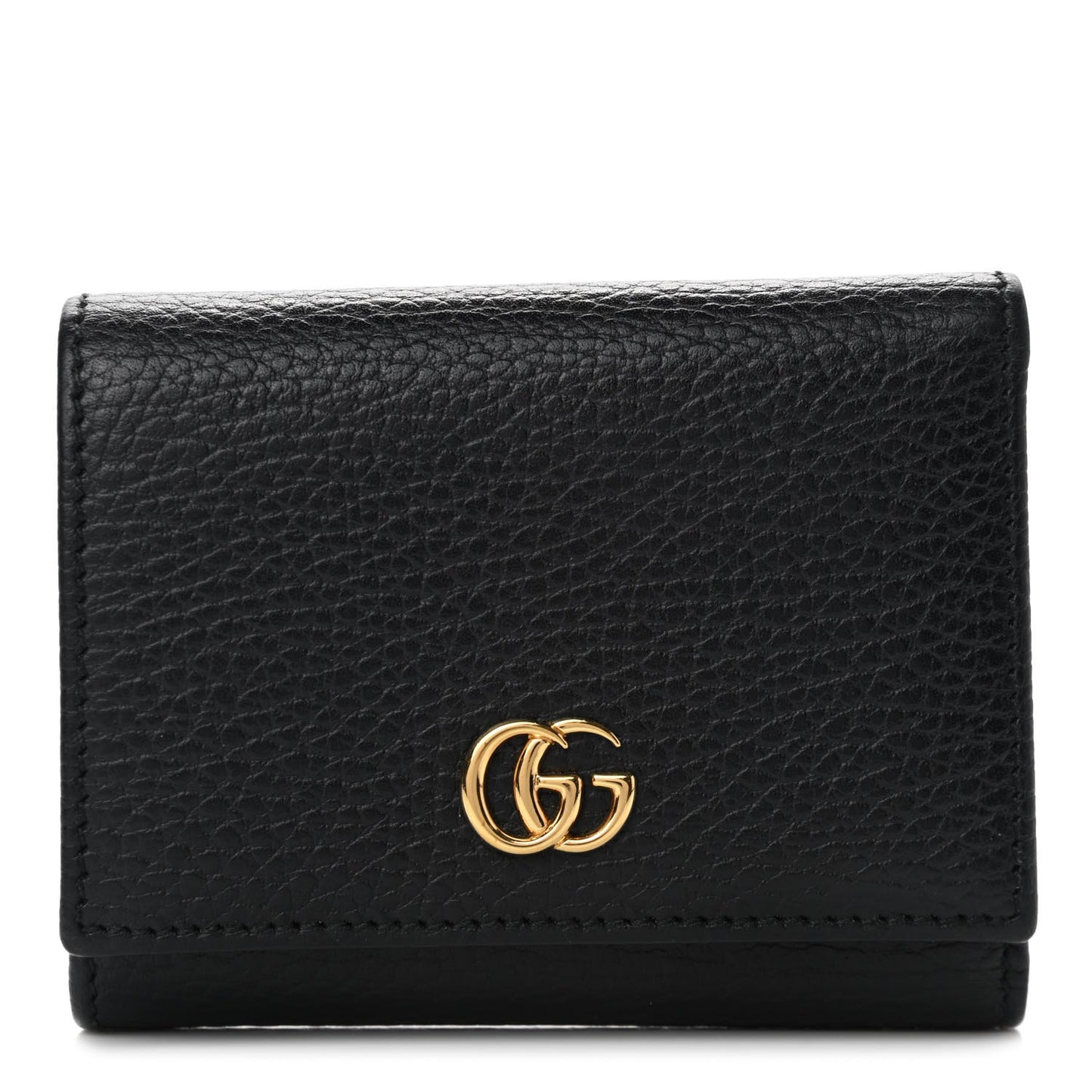 Dollar Calfskin GG Marmont Wallet Black