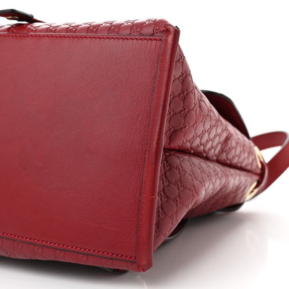 Gucci Microguccissima Drawstring Backpack Red 9 of 11