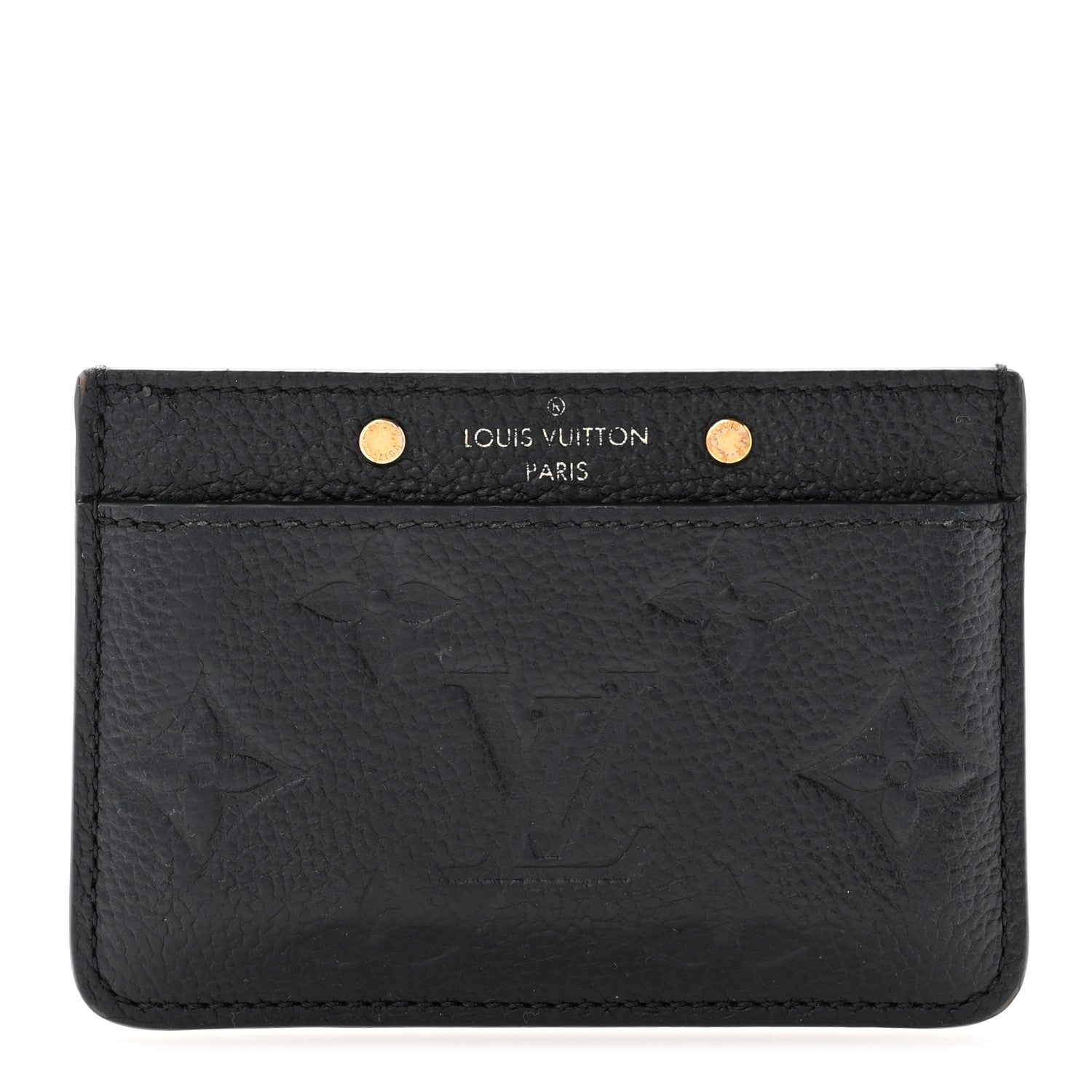 Louis Vuitton Empreinte Card Holder Black 1 of 10