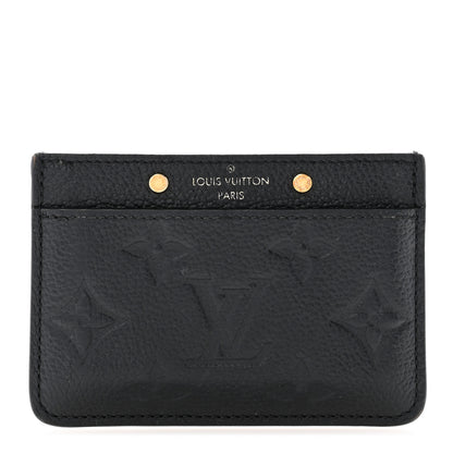 Louis Vuitton Empreinte Card Holder Black 1 of 10
