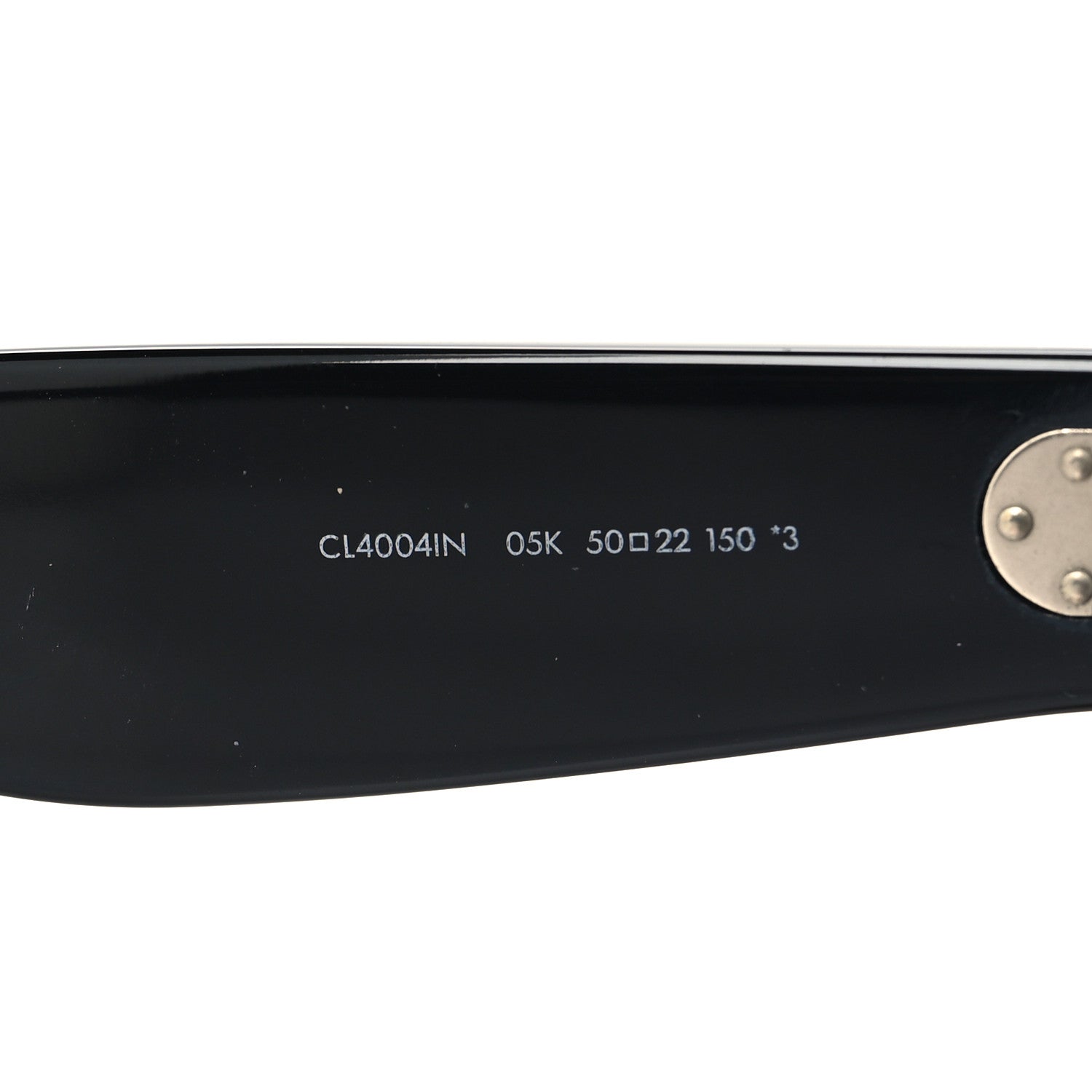 Celine Acetate Polarized Cat Eye Sunglasses CL4004IN Havana Black 6 of 8