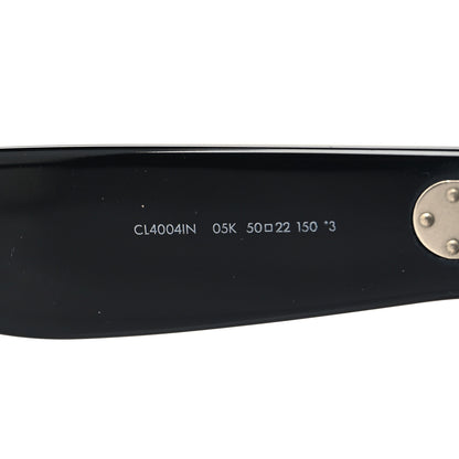 Celine Acetate Polarized Cat Eye Sunglasses CL4004IN Havana Black 6 of 8