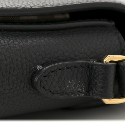 Burberry Grainy Calfskin Vintage Check Note Crossbody Bag Black 11 of 11