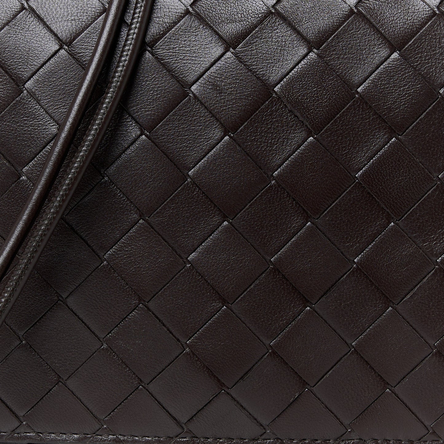 Lambskin Intrecciato Mini Crossbody Bag Fondant