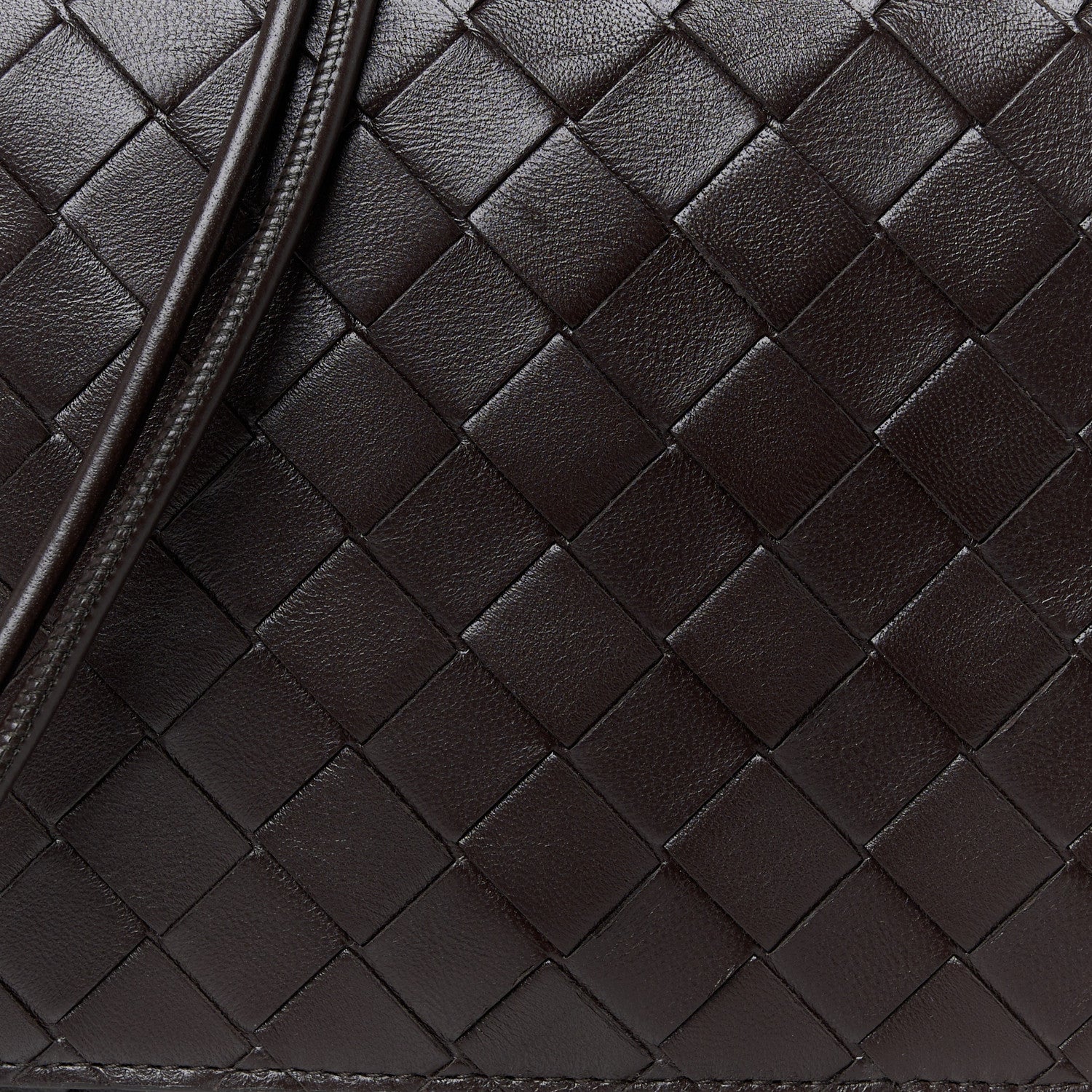 Bottega Veneta Lambskin Intrecciato Mini Crossbody Bag Fondant 9 of 11