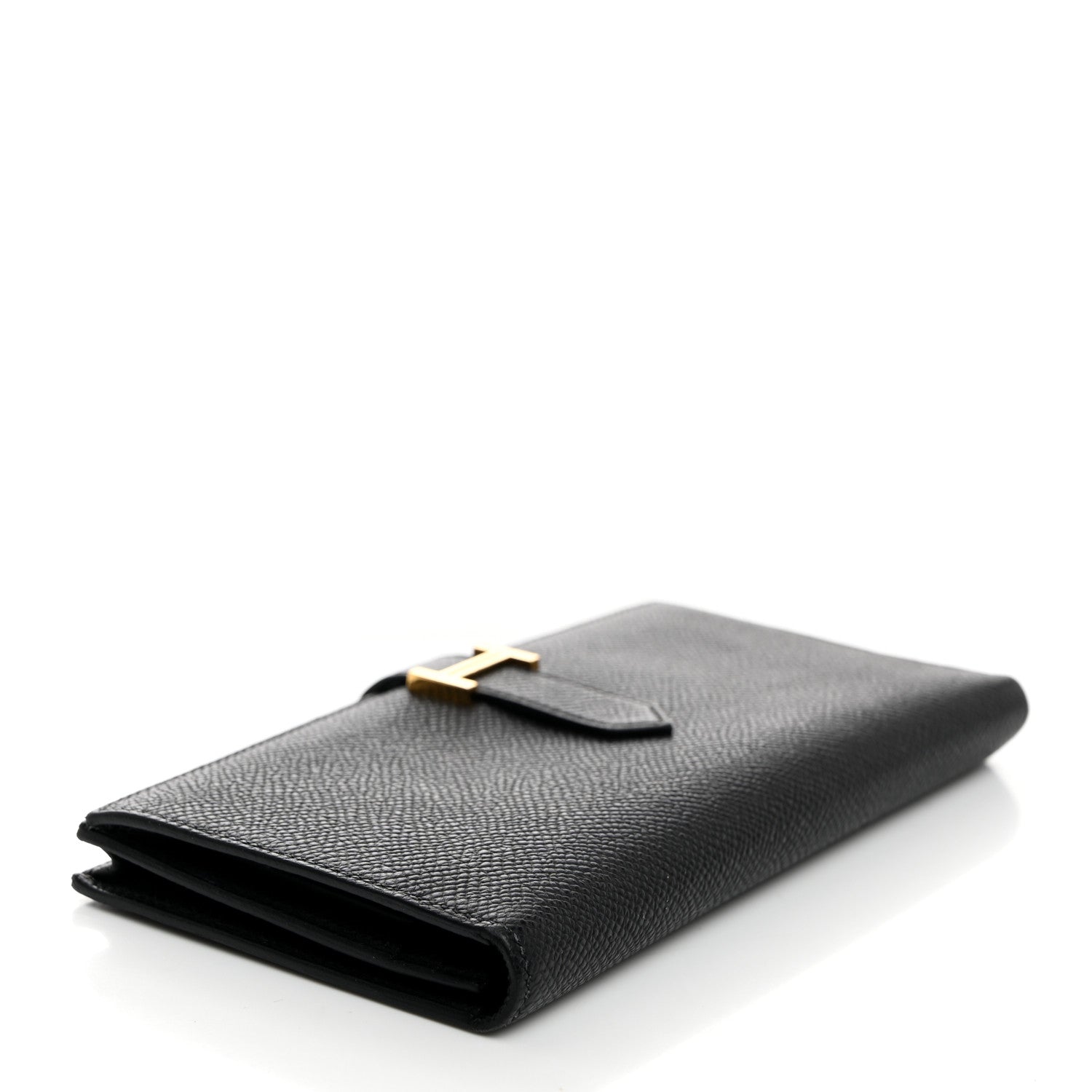 Hermes Epsom Bearn Gusset Wallet Black 4 of 9