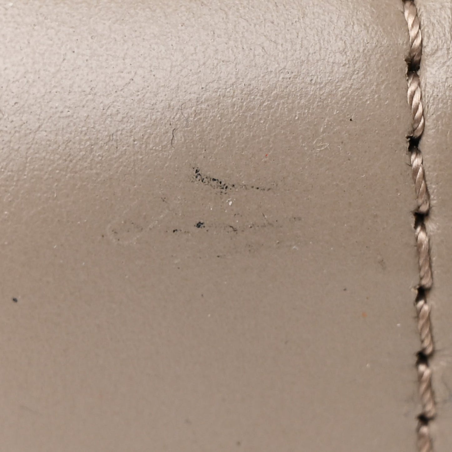 Shiny Calfskin Mini Annie Shoulder Bag Motty Grey