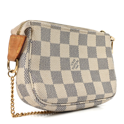 Louis Vuitton Damier Azur Mini Pochette Accessories 3 of 6