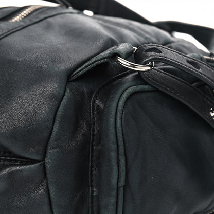 Alexander Wang Lambskin Marti Backpack Bag Washed Black Rhodium Hardware 9 of 14