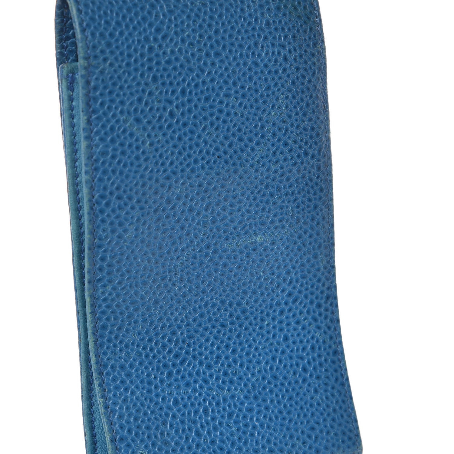 Chanel Caviar Timeless CC Key Holder Bag Charm Blue 13 of 13
