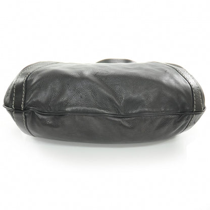 Gucci Leather Crest Boule Bag Black 4 of 9