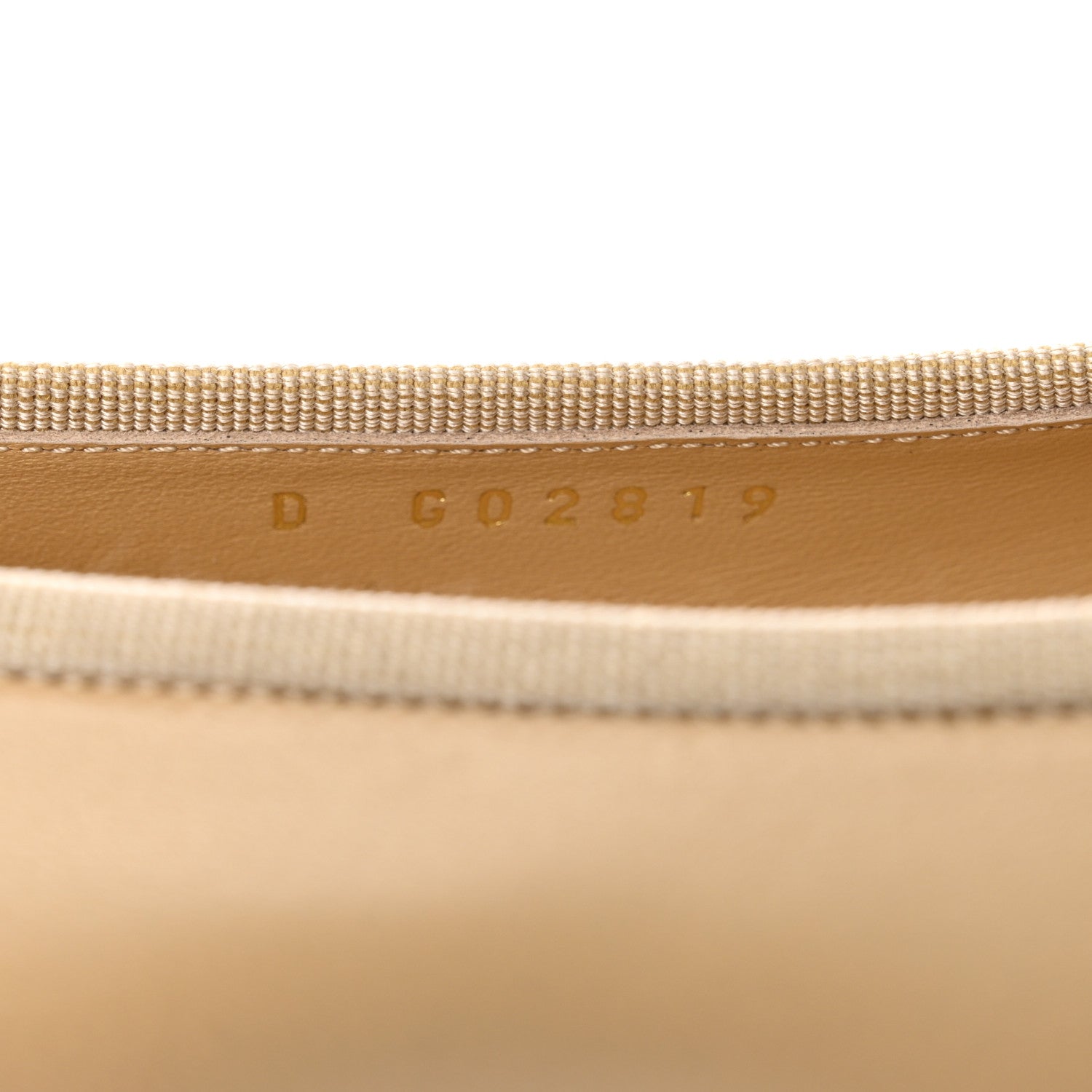 Chanel Lambskin Cap Toe Ballerina Flats 38.5 Beige Black 8 of 9