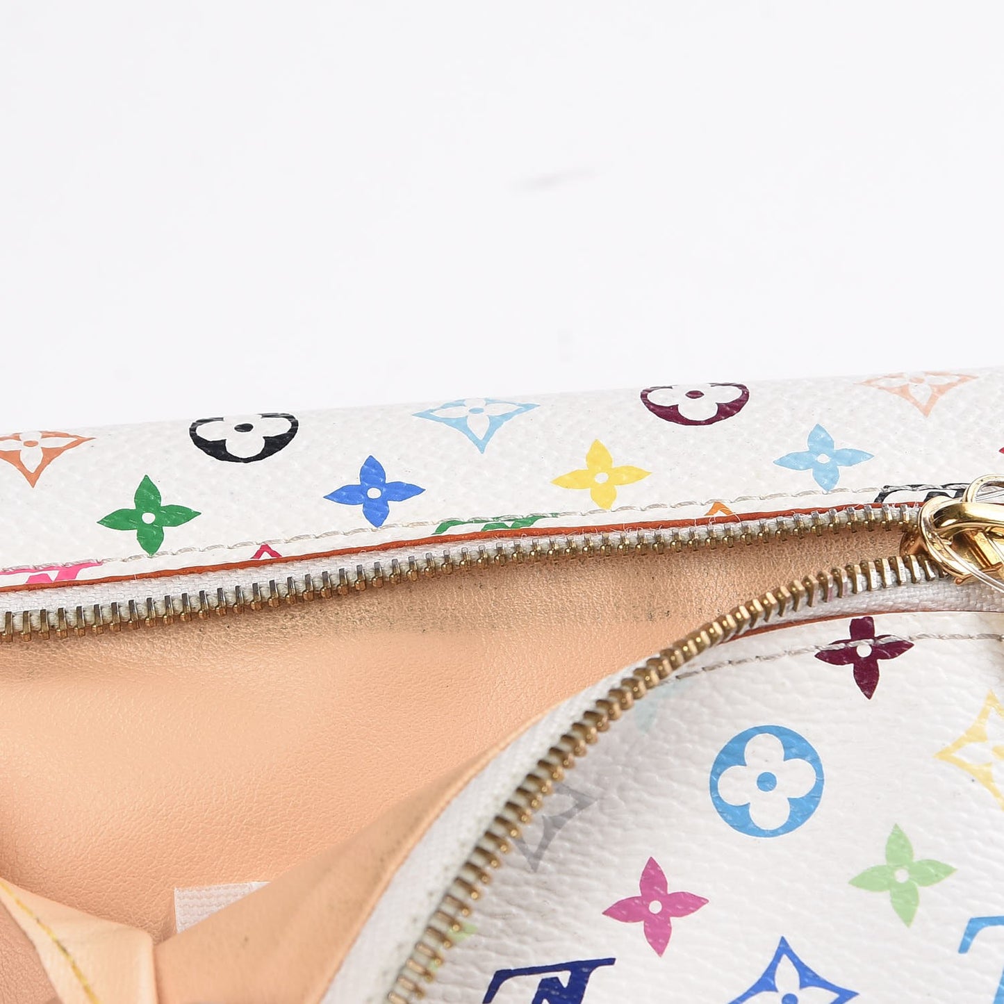 Monogram Multicolor Koala Wallet White