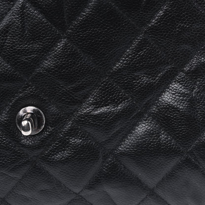 Chanel Crumpled Grained Calfskin Medium CC Crave Flap Black 12 of 22