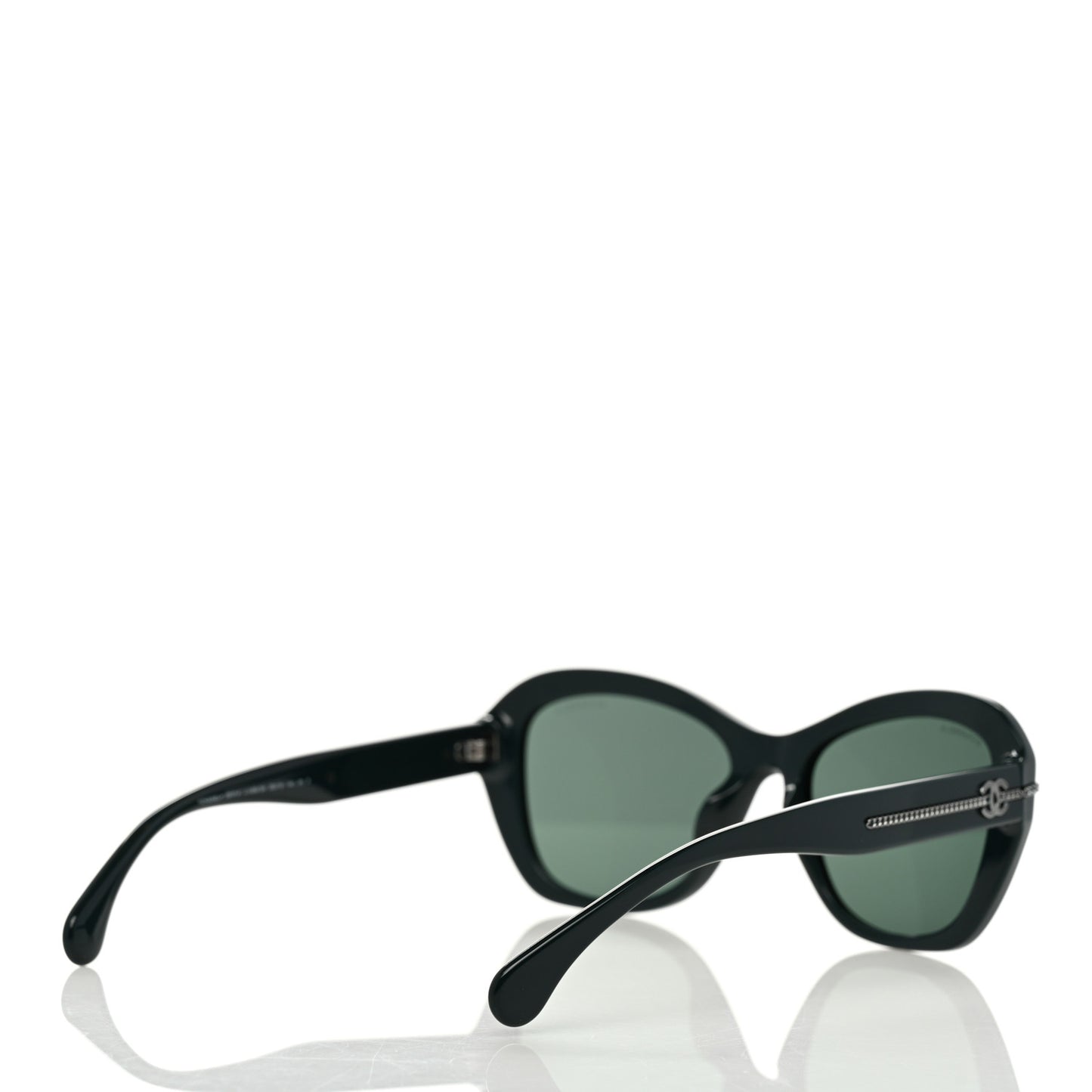 Acetate Polarized CC Butterfly Sunglasses 5510 Dark Green