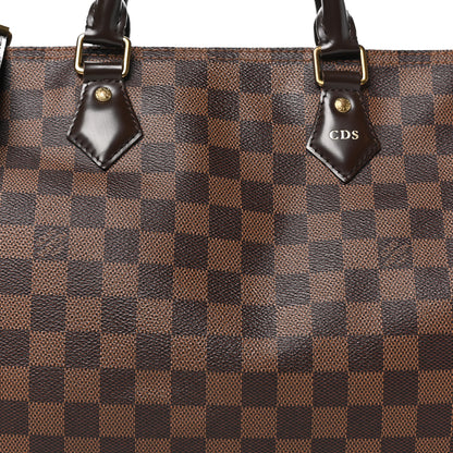 Louis Vuitton Damier Ebene Speedy Bandouliere 35 8 of 12