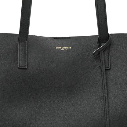 Saint Laurent Calfskin Large Shopping Tote Black 8 of 10
