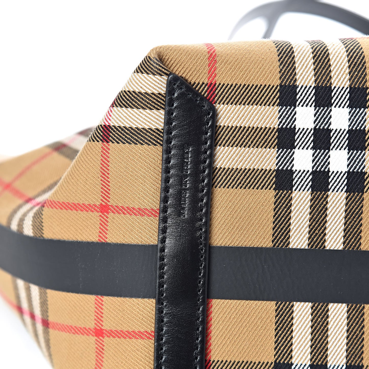 Vintage Check Medium The Giant Reversible Tote Antique Yellow Bright Red