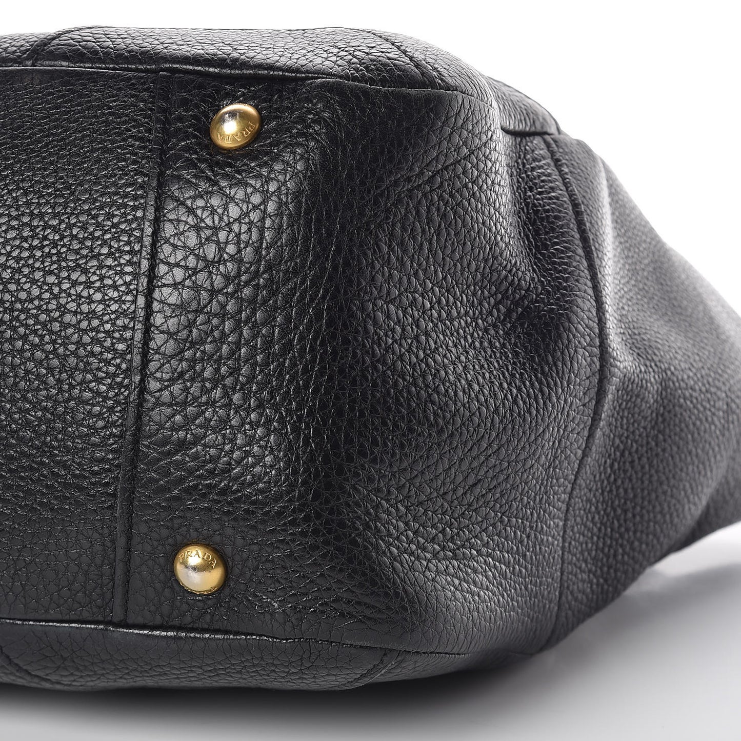 Vitello Daino Shoulder Bag Black
