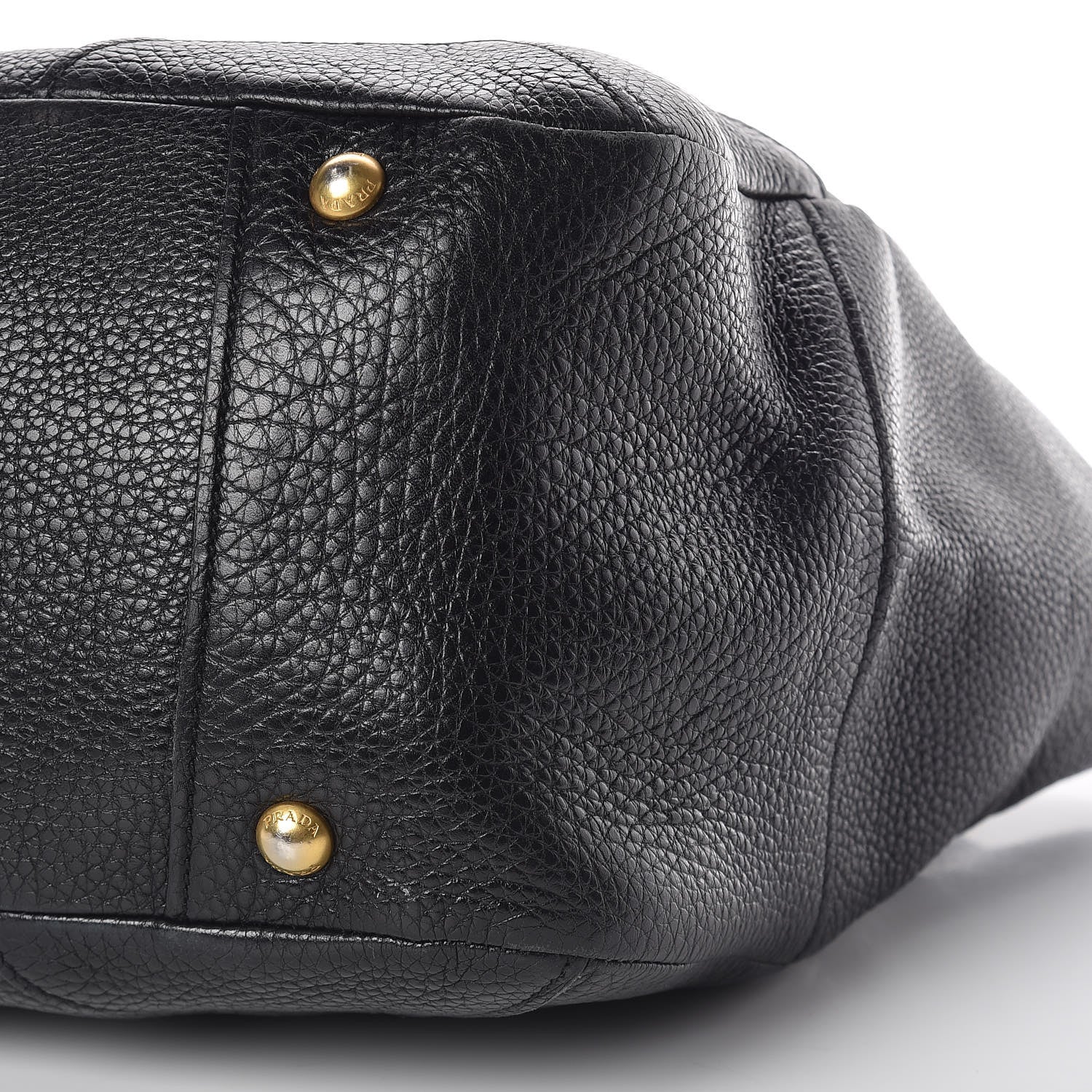 Prada Vitello Daino Shoulder Bag Black 8 of 10