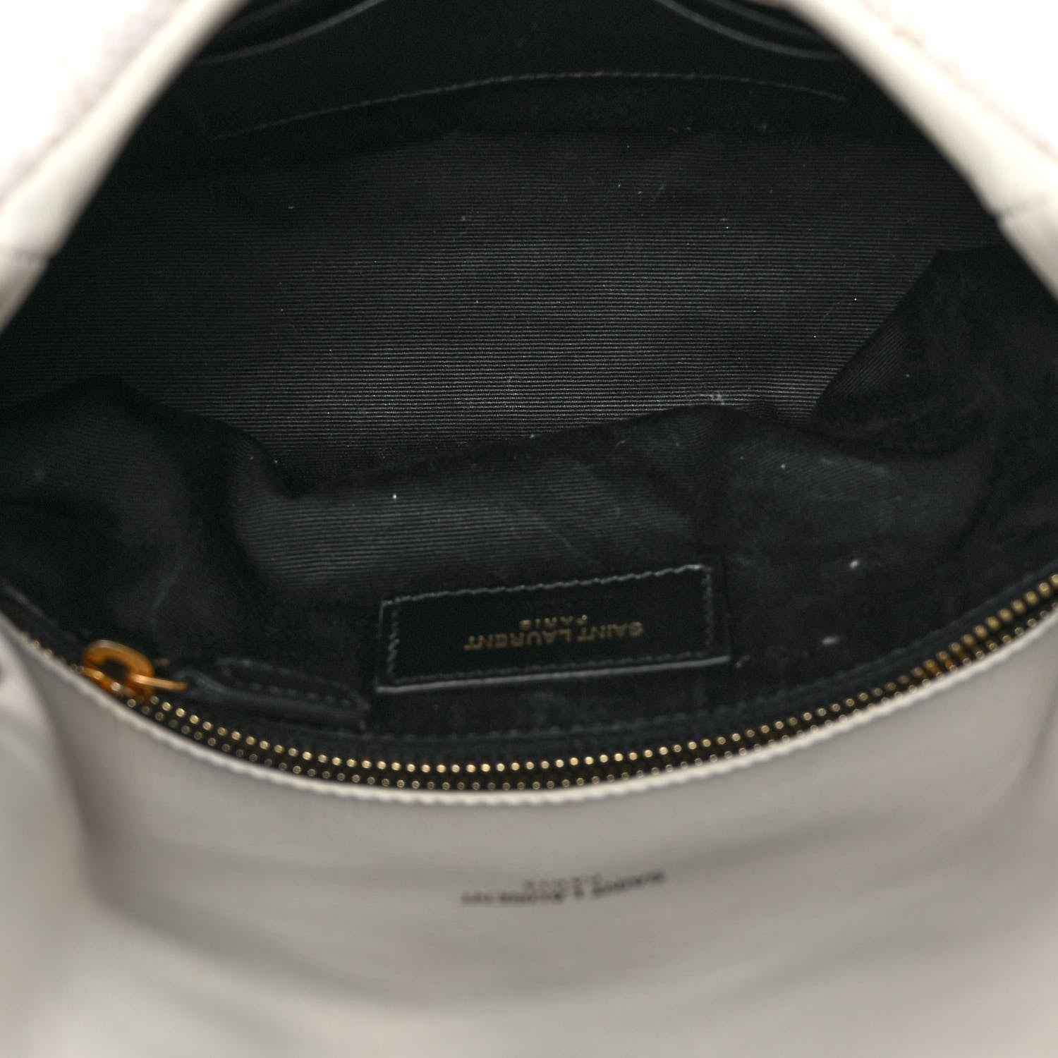 Saint Laurent Boucle Tweed Quilted Toy Loulou Puffer Monogram Chain Satchel Crema Soft 5 of 10