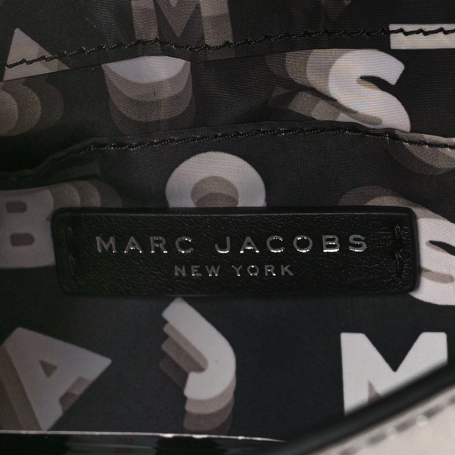 Marc Jacobs Calfskin Double Take Bag Silver 5 of 9