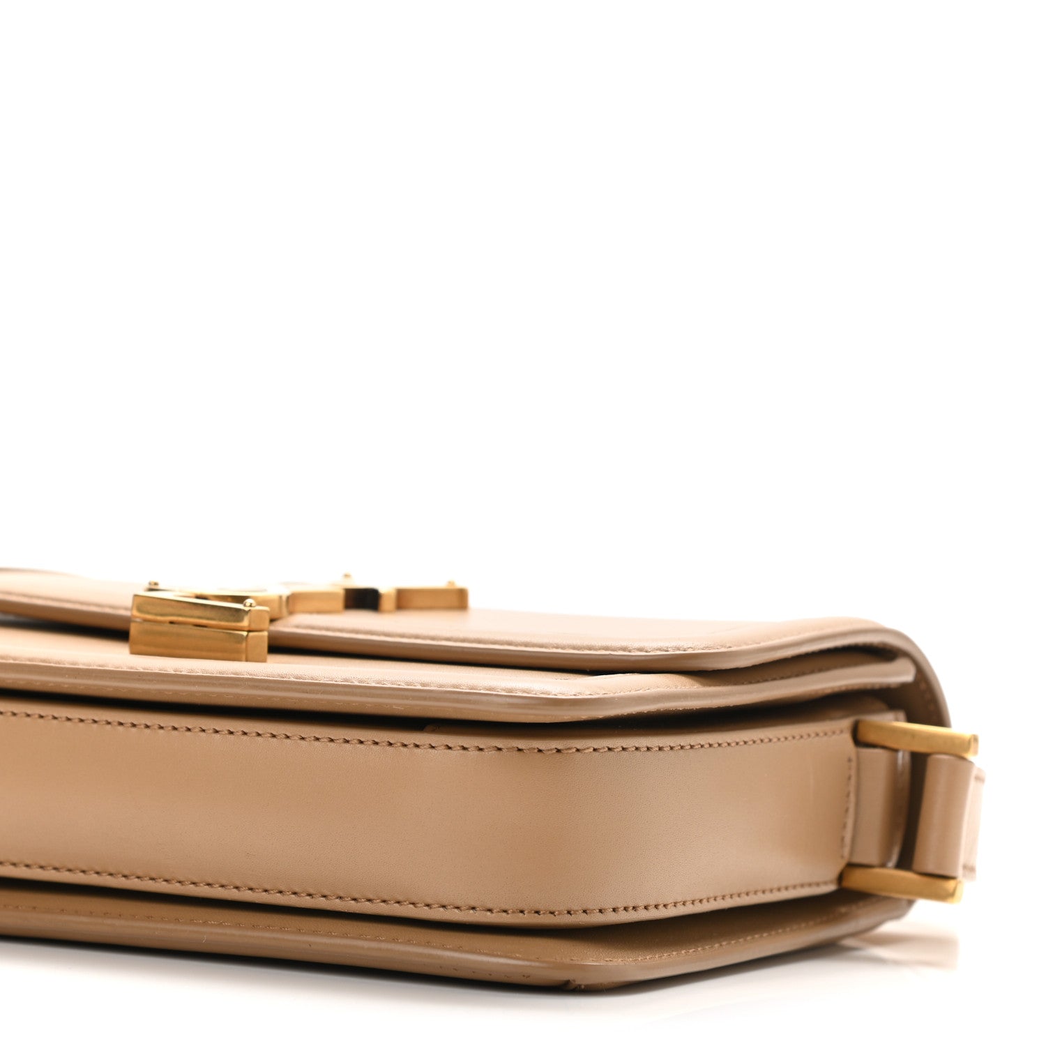 Saint Laurent Smooth Calfskin Small Solferino Satchel Beige 9 of 9